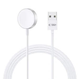 Tech-Protect UltraBoost Magnetic Inductive Charger with USB-A Connector for Apple Watch 1.2m - White