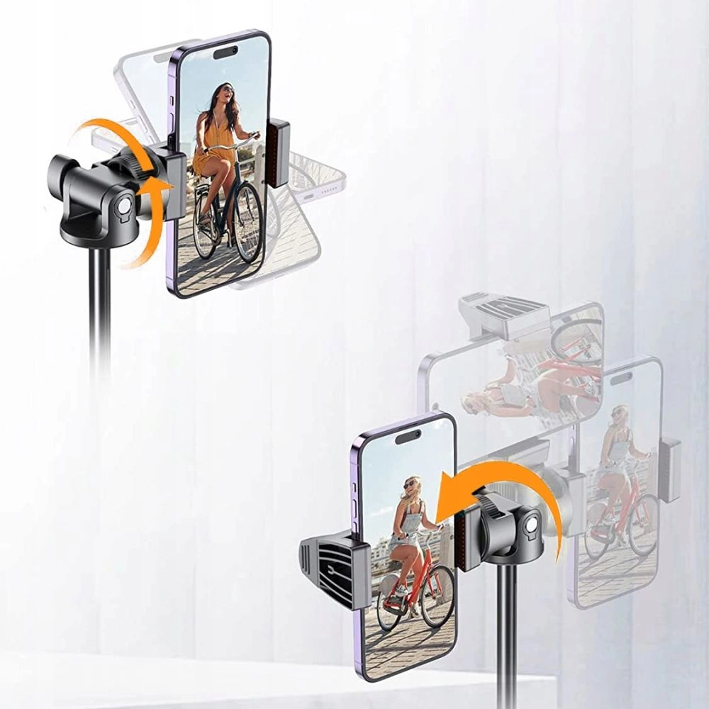 Tech-Protect L03S Bluetooth selfie lazda su nuotolinio valdymo pultu, trikojis iki 148 cm ir galvute 180° – juodas - Image 3