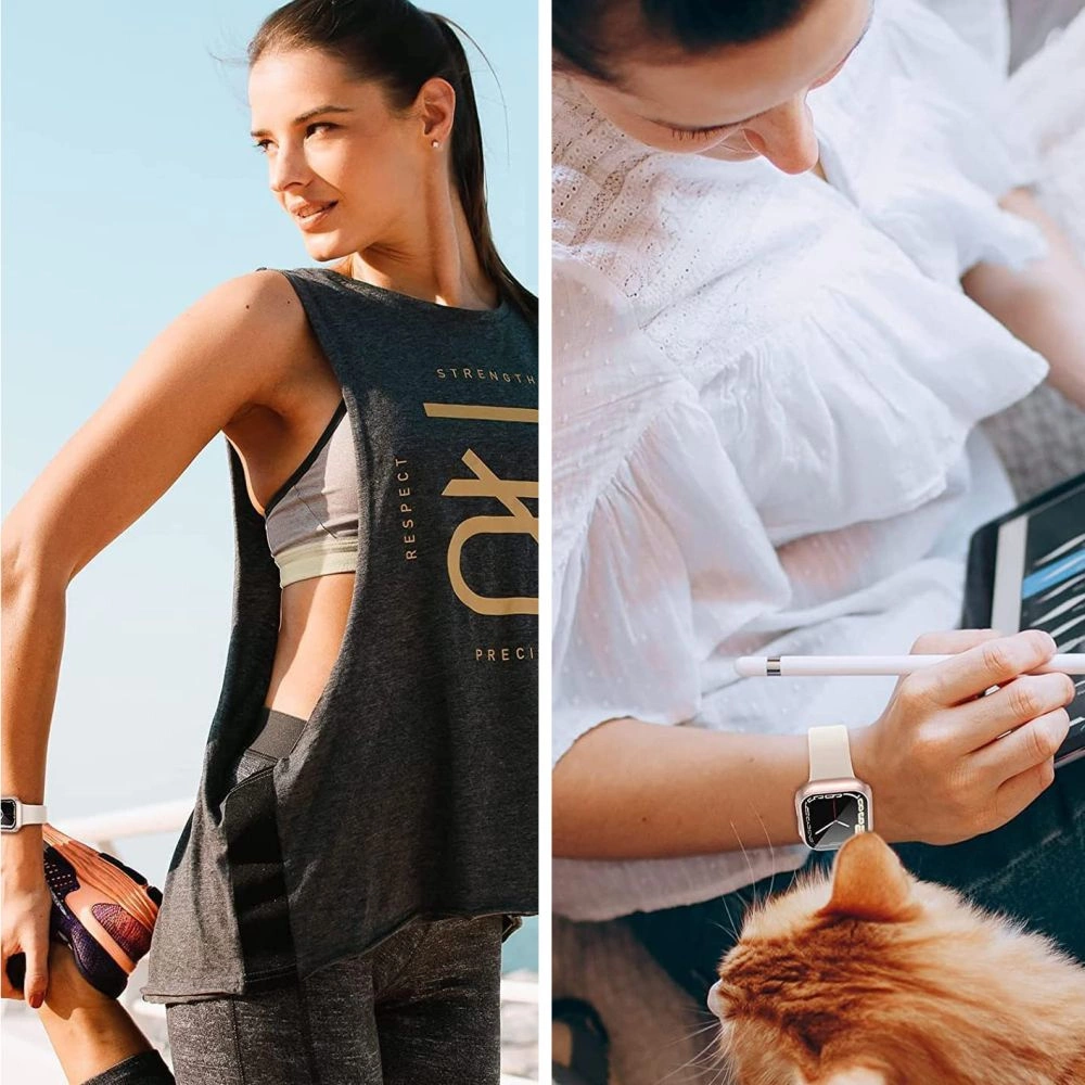 Tech-Protect Defense360 dėklas Apple Watch 7 / 8 / 9 (45 mm) – titano oranžinė - Image 6