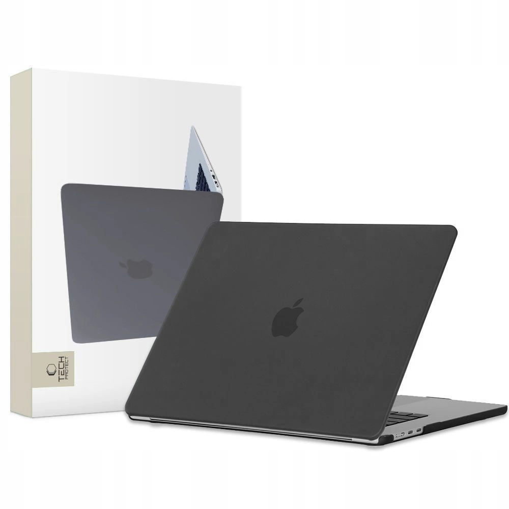 Tech-Protect SmartShell case for MacBook Air 15" M2 / M3 / 2023-2024 - matte black