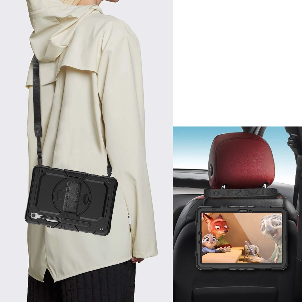 Tech-Protect Solid360 dėklas Samsung Galaxy Tab S9 FE 10.9” X510 / X516B - juodas - Image 3