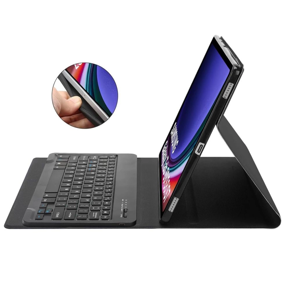 Tech-Protect SC Pen + klaviatūros dėklas Samsung Galaxy Tab S9 FE 10.9” X510 / X516B - juodas - Image 4