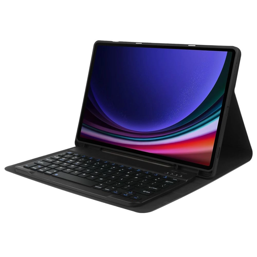 Tech-Protect SC Pen + klaviatūros dėklas Samsung Galaxy Tab S9 FE+ 12.4” X610 / X616B - juodas - Image 2
