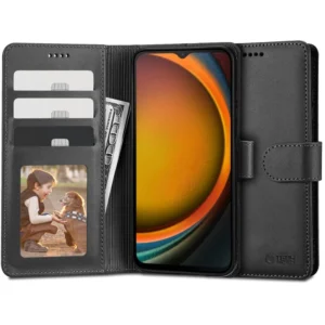 Tech-Protect Wallet Case for Samsung Galaxy XCover 7 - Black