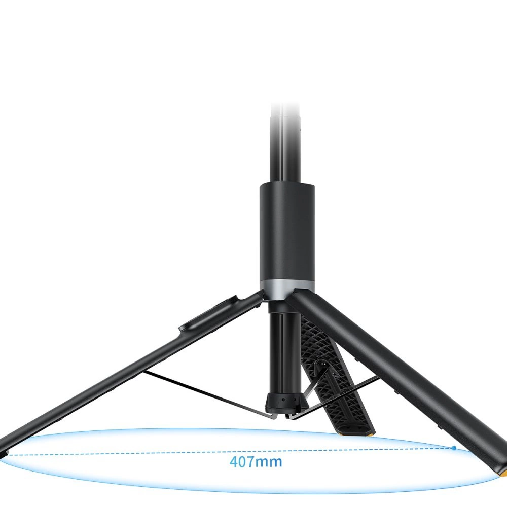 Tech-Protect L08S Bluetooth selfie lazda su nuotolinio valdymo pultu, trikojus iki 141 cm - juoda - Image 8