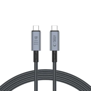 Tech-Protect UltraBoost Max USB-C 4.0 / USB-C 4.0 PD 240W 8K 40Gbps 2m cable - gray