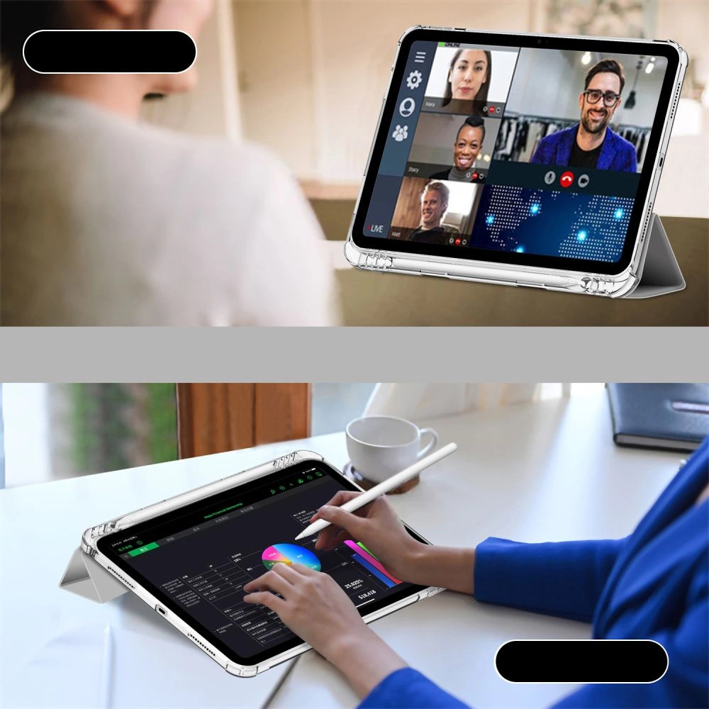 Tech-Protect SC Pen hibridinis dėklas iPad 10.9” 2022 - pilkas - Image 7