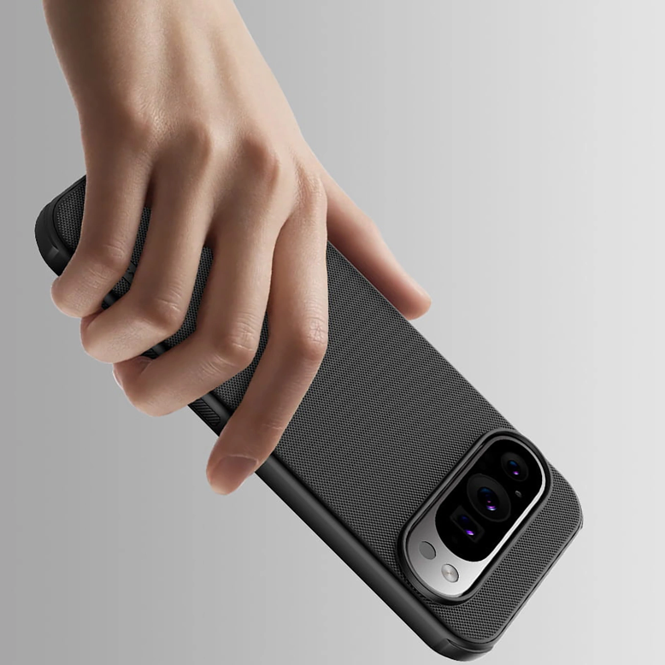 Nillkin Super Frosted Shield Pro magnetinis dėklas Google Pixel 9 - juodas - Image 5