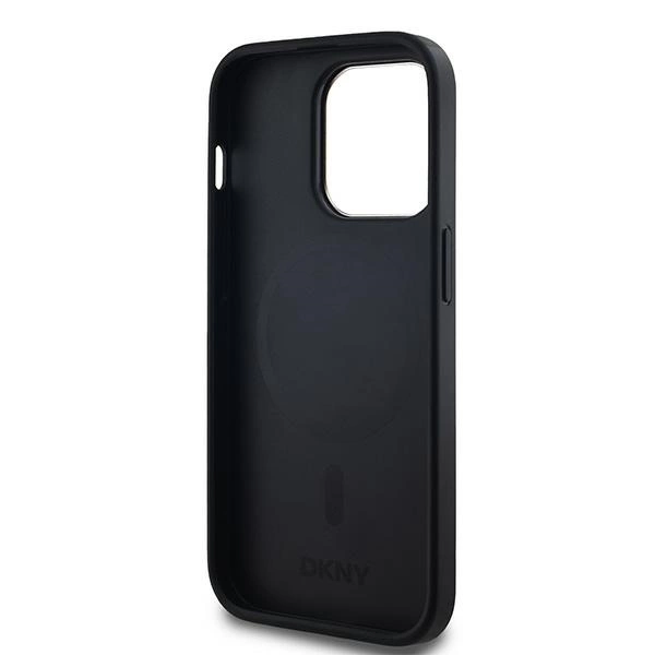 DKNY odinis languotas mono modelio MagSafe dėklas iPhone 13 Pro Max - juodas - Image 7