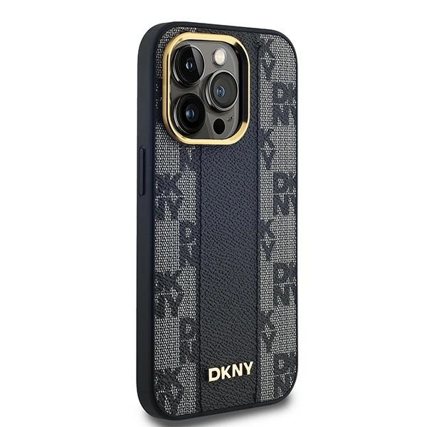 DKNY odinis languotas mono modelio MagSafe dėklas iPhone 14 Pro Max - juodas - Image 4