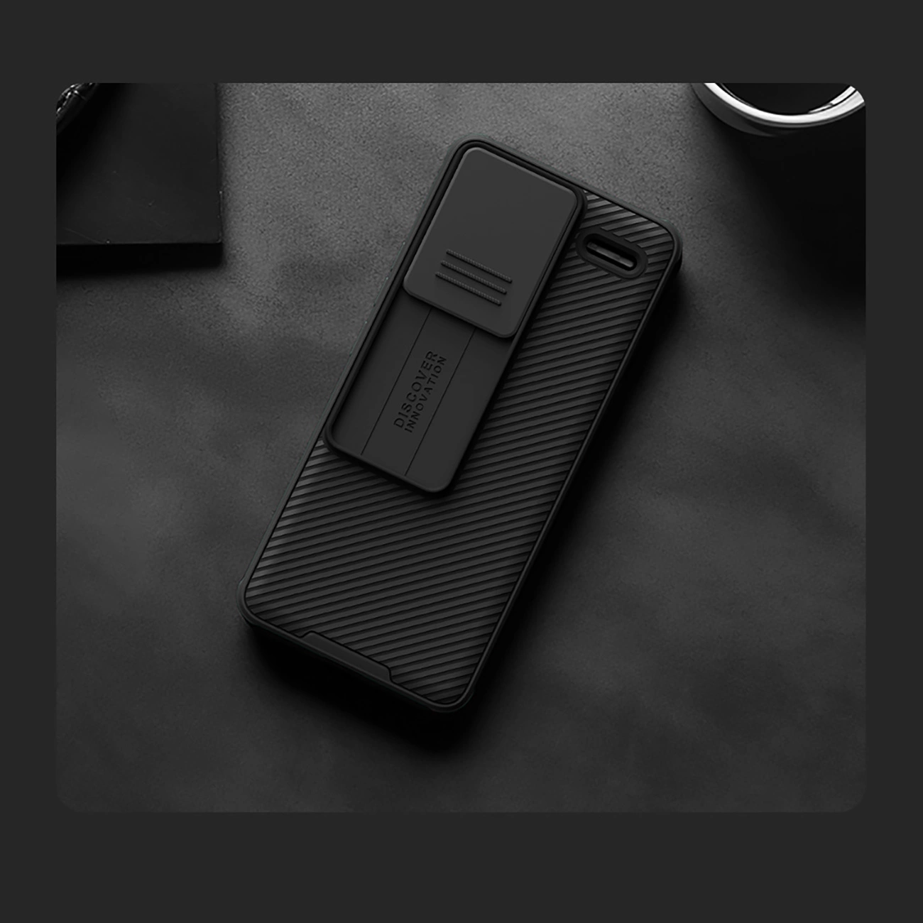 Nillkin CamShield Pro dėklas Xiaomi Redmi Note 13 Pro+ 5G - juodas - Image 12