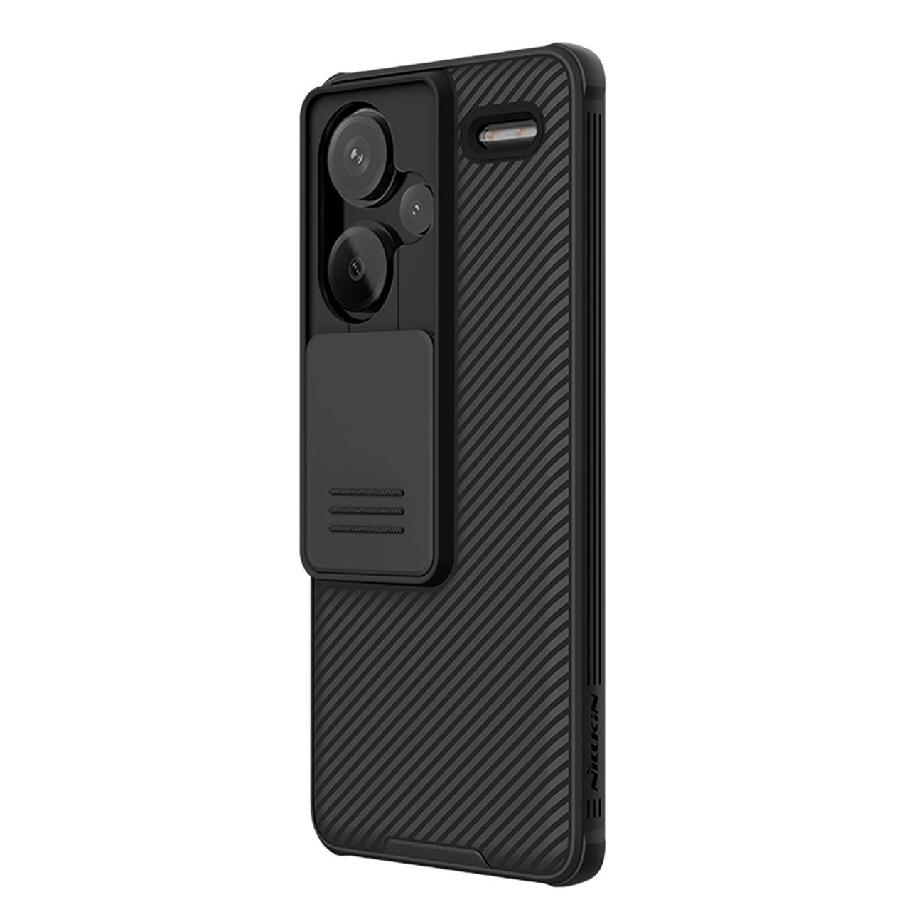 Nillkin CamShield Pro dėklas Xiaomi Redmi Note 13 Pro+ 5G - juodas - Image 2