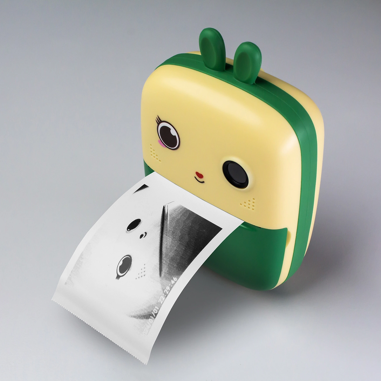 Mini terminis spausdintuvas vaikams su kamera ir filmavimo funkcija - žalias - Image 10