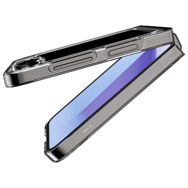 Spigen Airskin dėklas Samsung Galaxy Z Flip 6 – tamsiai pilkas (Zero One raštas) - Image 5
