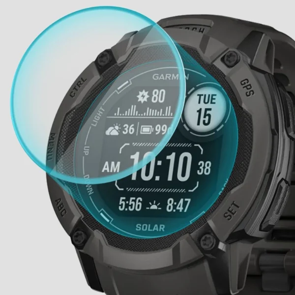 Spigen Glas.tR EZ Fit grūdintas stiklas Garmin Instinct 2X Solar – 2 vnt. - Image 8