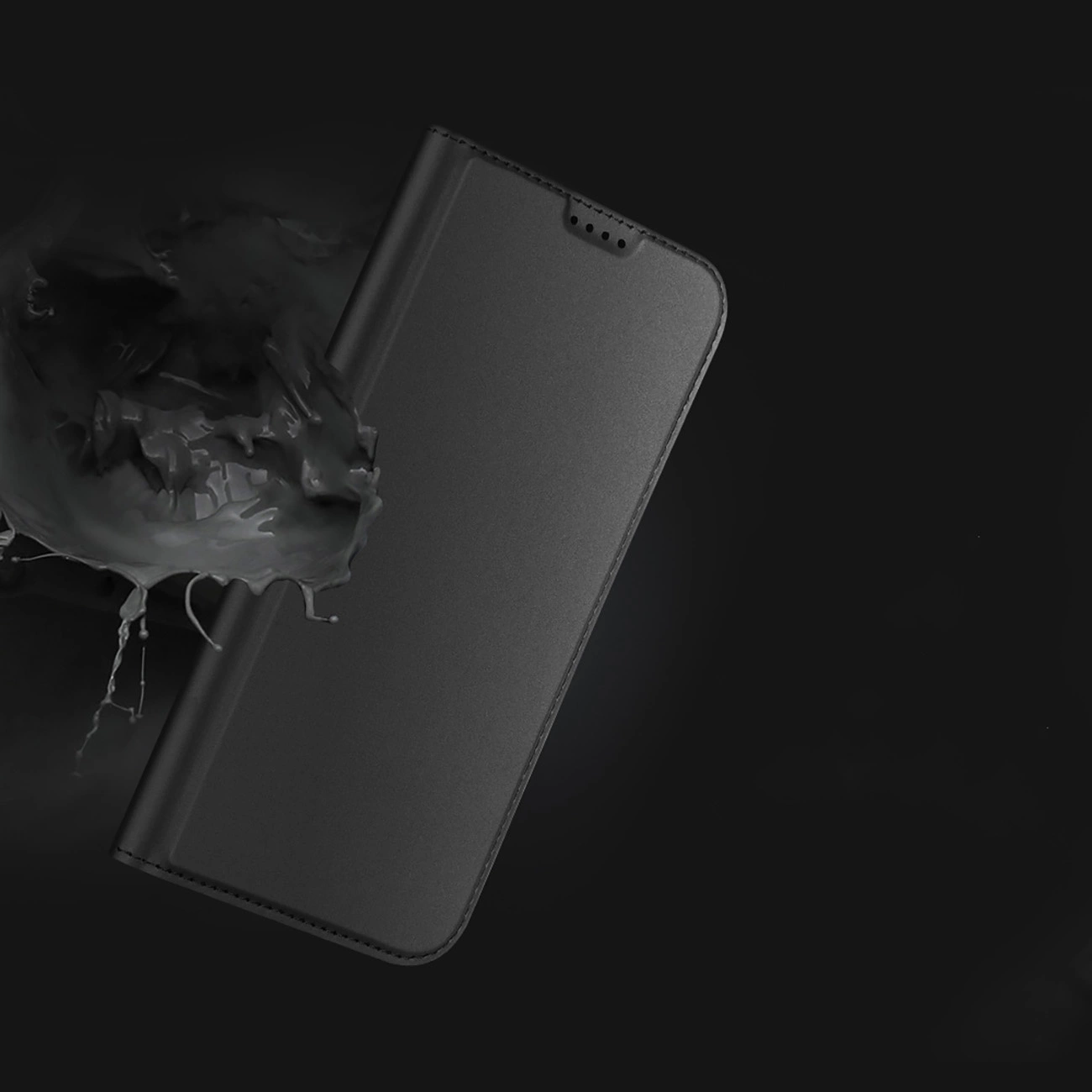 Dux Ducis Skin Pro dėklas iPhone 16 Plus su atverčiamu dangteliu ir kortelių skyriumi – juodas - Image 13