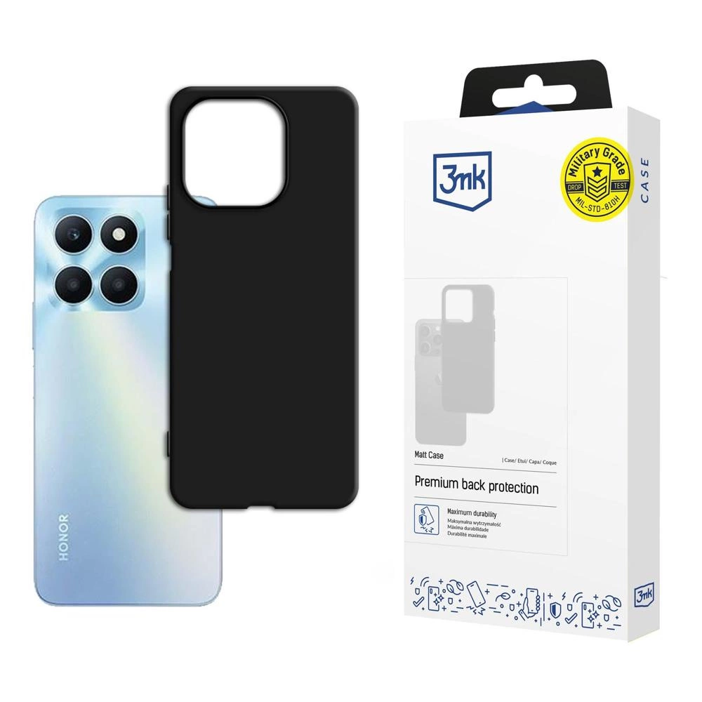 3mk Matt Case for Honor X6A - black