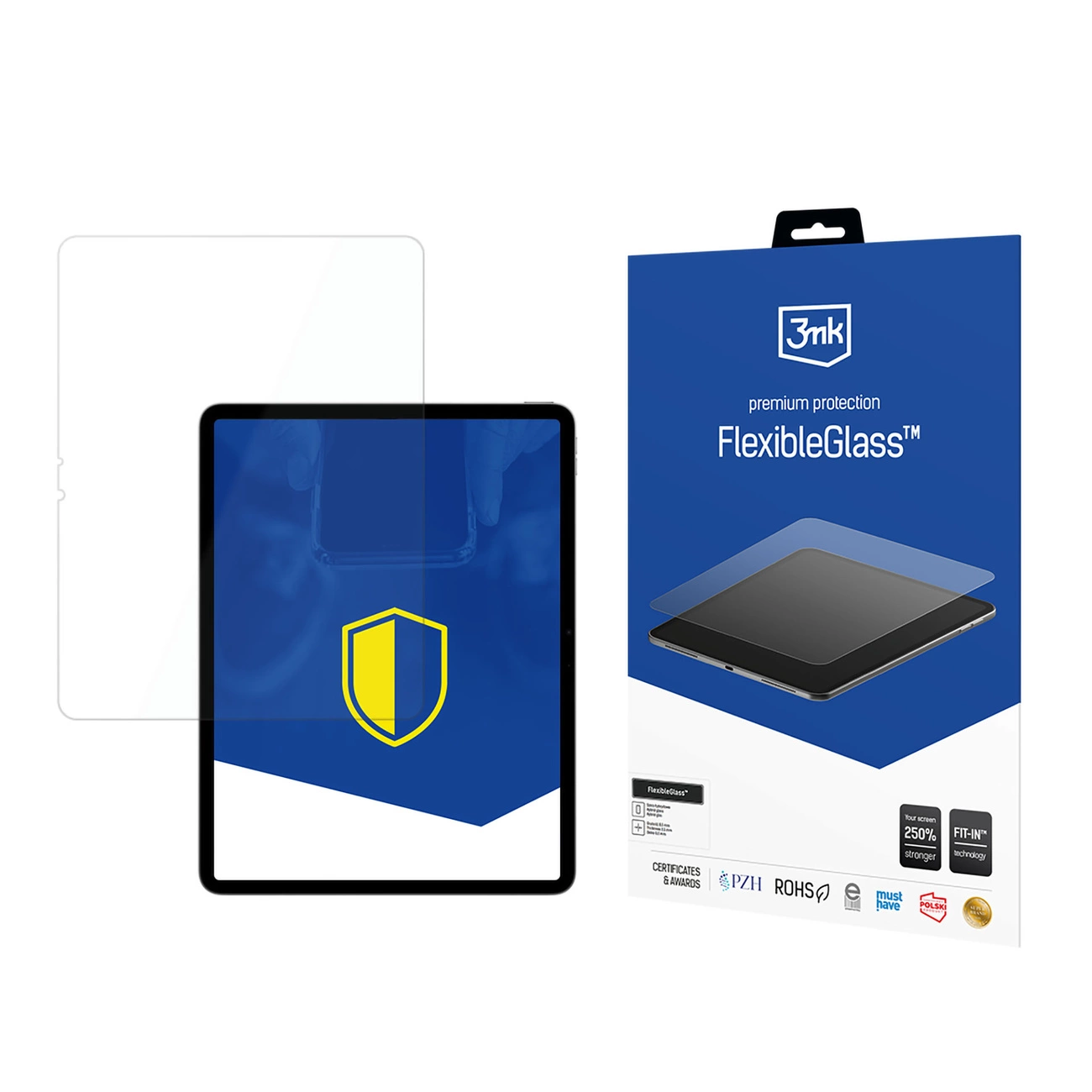 Tempered glass 3mk FlexibleGlass for iPad Air 11" 2024 (6th gen.) / iPad Air 11" 2025 (7th gen.)