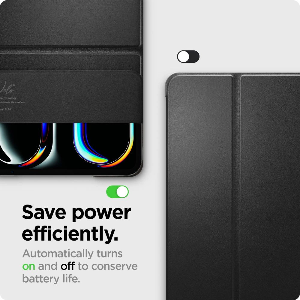 Spigen Smart Fold dėklas iPad Pro 13” 2024 – juodas - Image 10