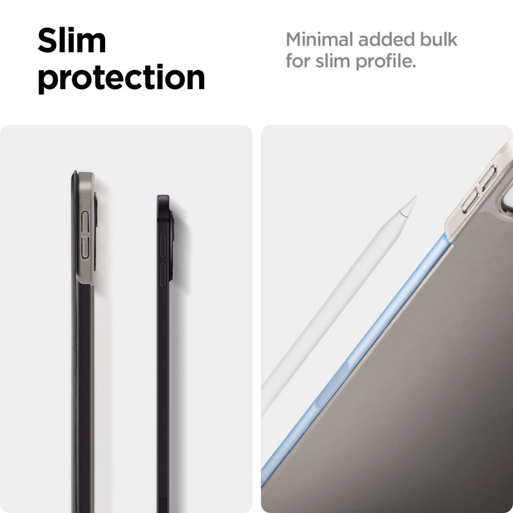 Spigen Smart Fold dėklas iPad Pro 13” 2024 – juodas - Image 11