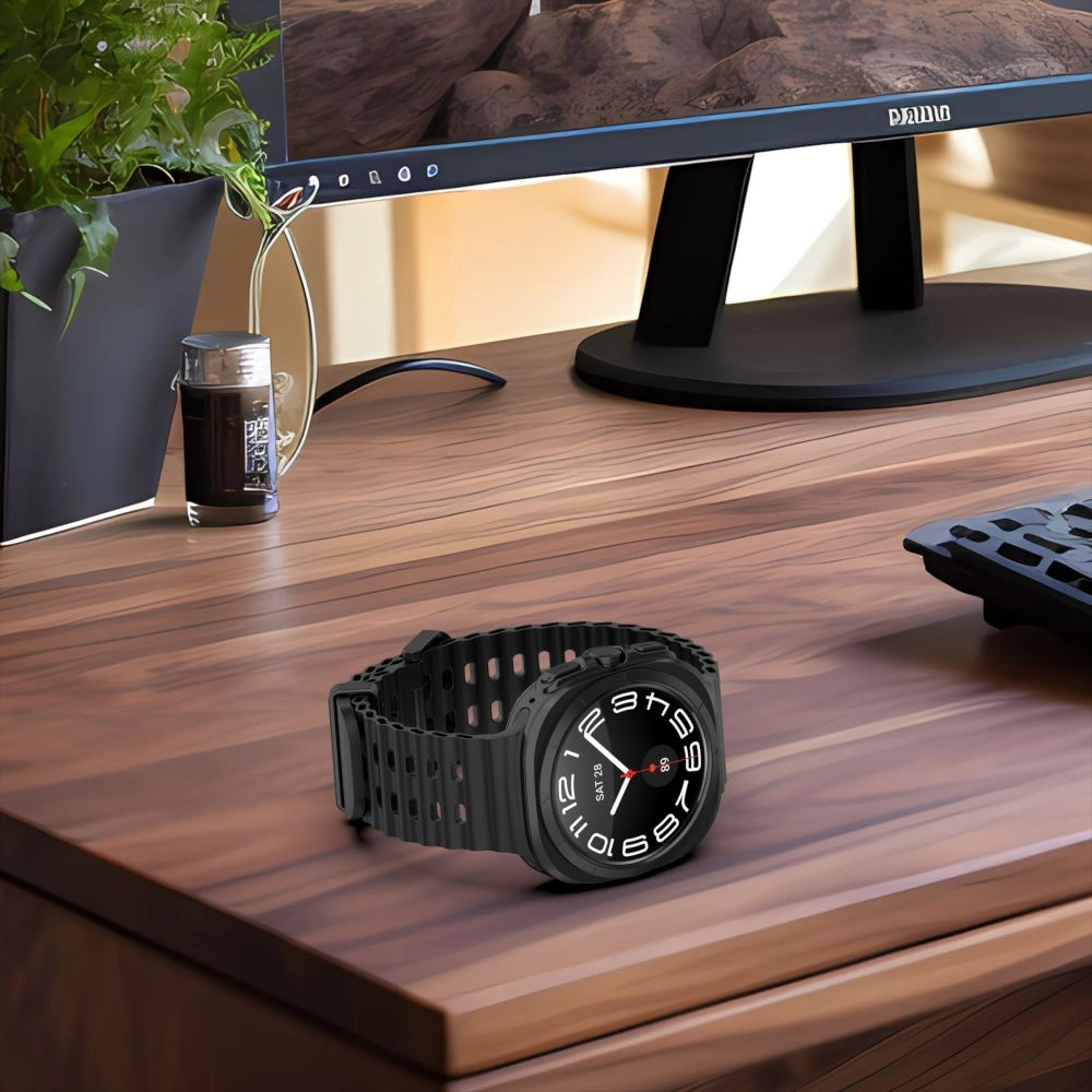 Tech-Protect IconBand Pro dirželis Samsung Galaxy Watch Ultra (47 mm) – juodas - Image 4