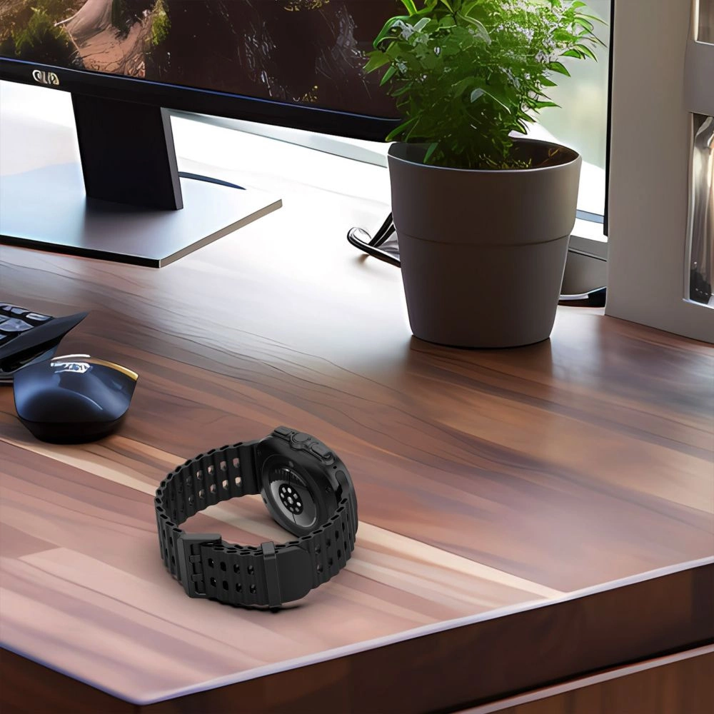 Tech-Protect IconBand Pro dirželis Samsung Galaxy Watch Ultra (47 mm) – juodas - Image 5