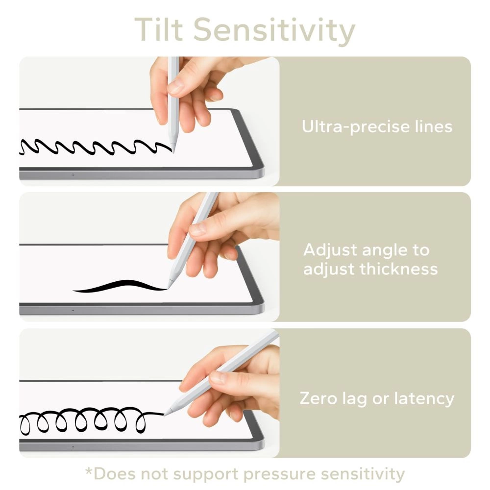 Tech-Protect Digital Magnetic stylus 3 magnetinis pieštukas iPad planšetei – baltas - Image 7