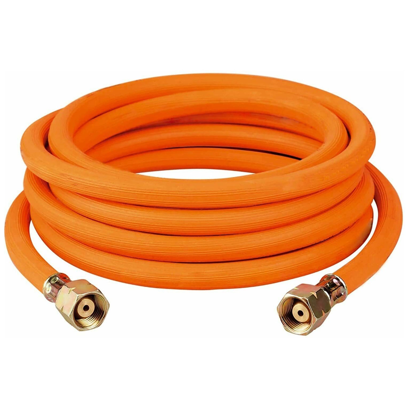 Hose for connecting a gas cylinder