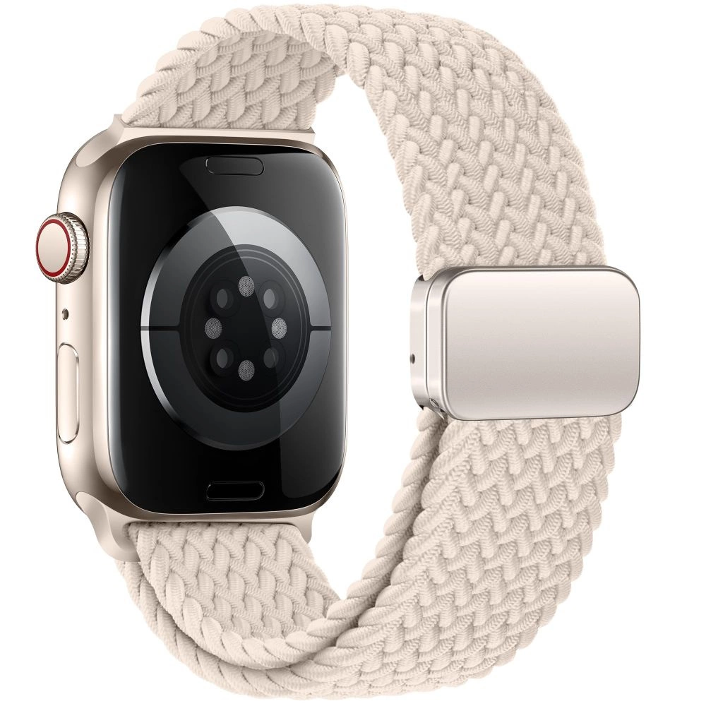 Tech-Protect Nylonmag dirželis Apple Watch 4/5/6/7/8/9/SE/Ultra 1/2 (42/44/45/49 mm) – smėlio spalvos - Image 2