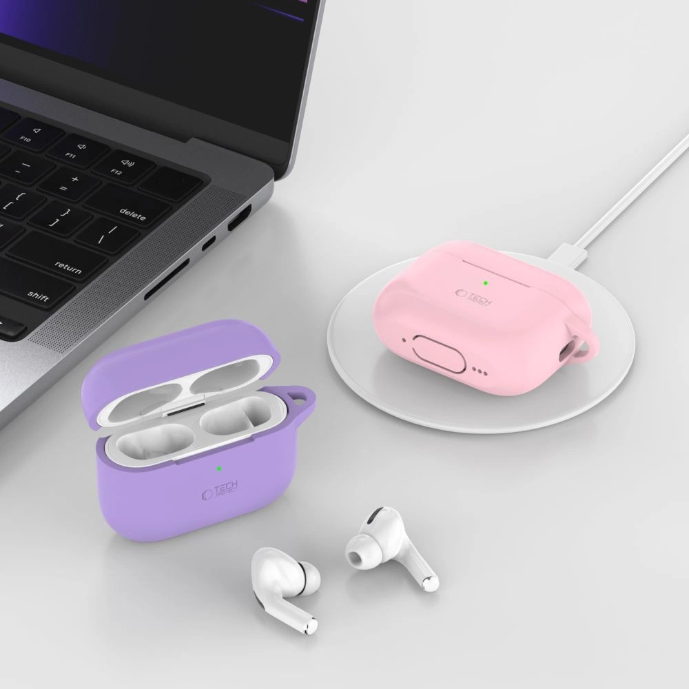 Tech-Protect silikoninis kabliukas Apple AirPods Pro 1/2 – juodas - Image 3