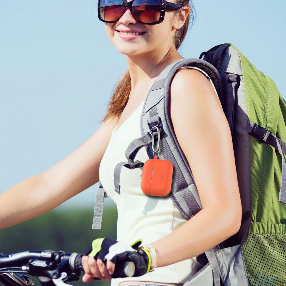 Tech-Protect silikoninis kabliukas Apple AirPods Pro 1/2 – juodas - Image 5