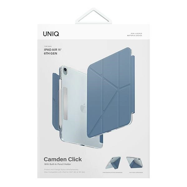 Uniq Camden Click dėklas iPad Air 11” (2024) – mėlynas - Image 10