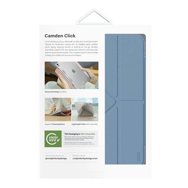 Uniq Camden Click dėklas iPad Air 11” (2024) – mėlynas - Image 11