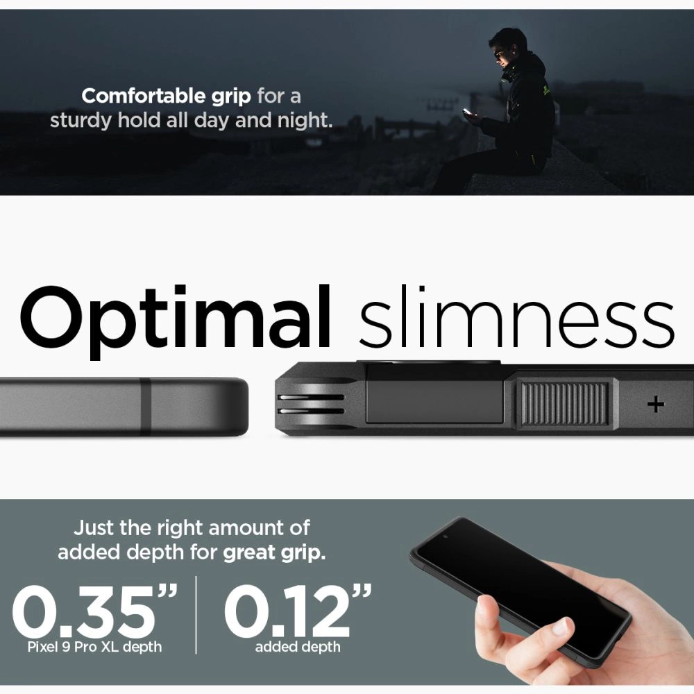 Spigen Tough Armor dėklas Google Pixel 9 Pro XL – juodas - Image 14
