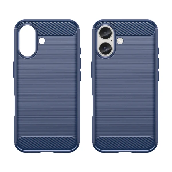 Anglies pluošto dėklas iPhone 16 Plus – mėlynas - Image 2