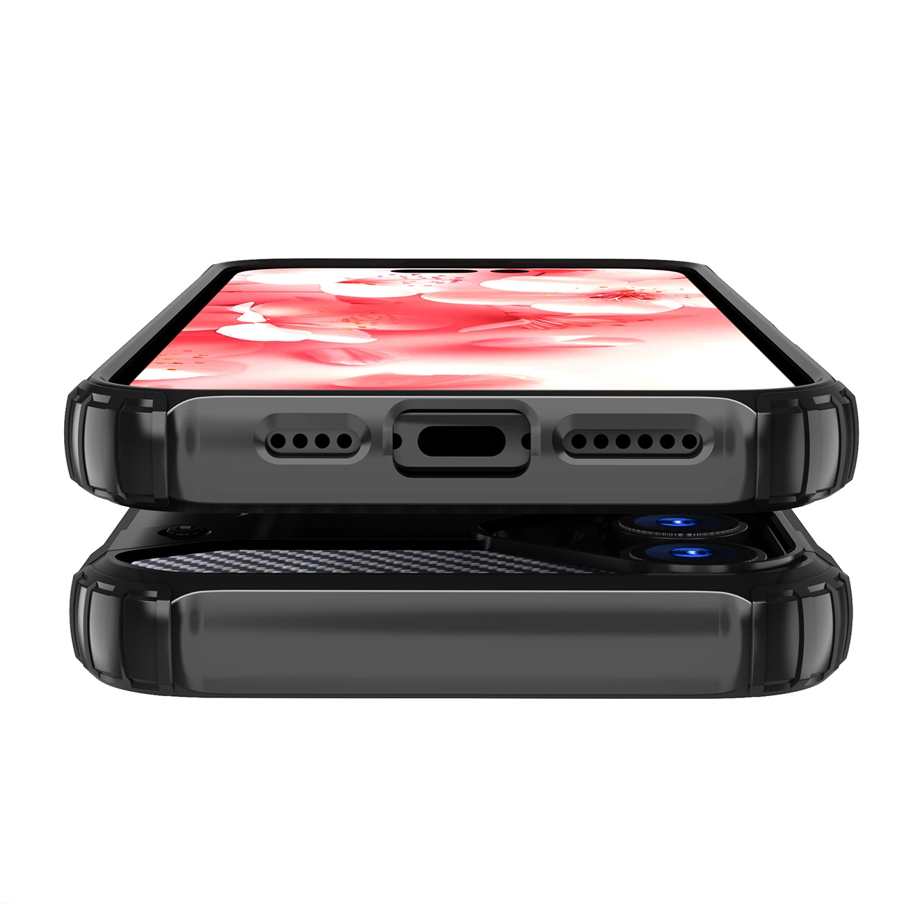 Hybrid Armor dėklas iPhone 16 Plus – juodas - Image 9