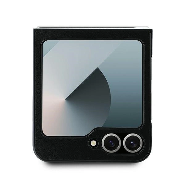 DKNY Odinis dėklas su metaliniu logotipu Samsung Galaxy Z Flip 6 – juodas - Image 3