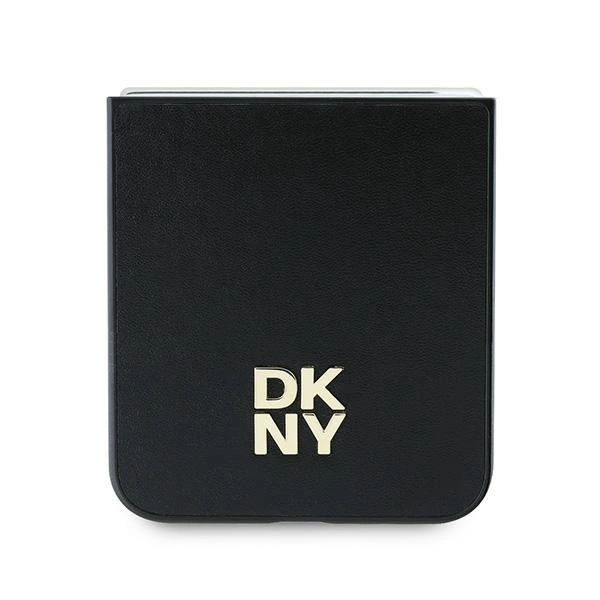 DKNY Odinis dėklas su metaliniu logotipu Samsung Galaxy Z Flip 6 – juodas - Image 5