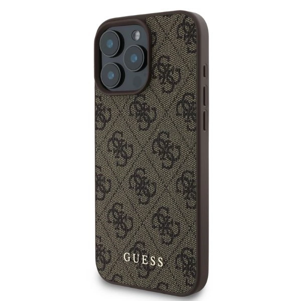 Guess 4G Classic dėklas iPhone 16 Pro – rudas - Image 2