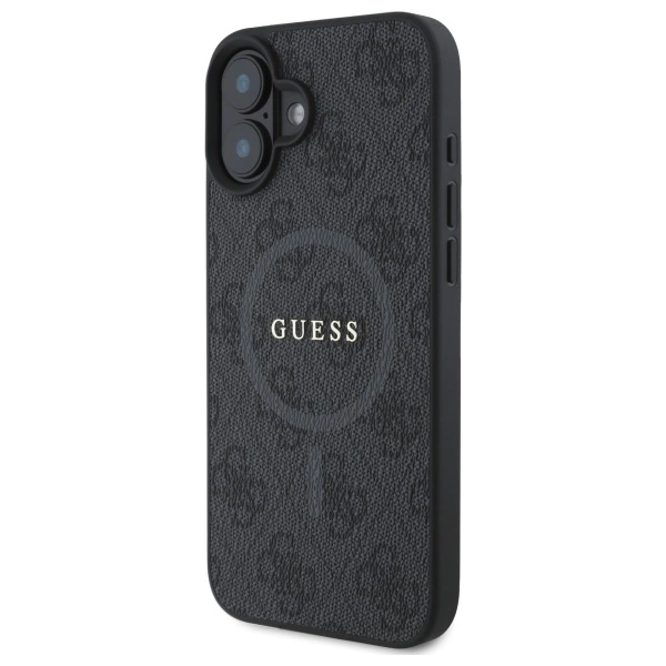 Guess 4G Ring Classic Logo MagSafe dėklas iPhone 16 – juodas - Image 2