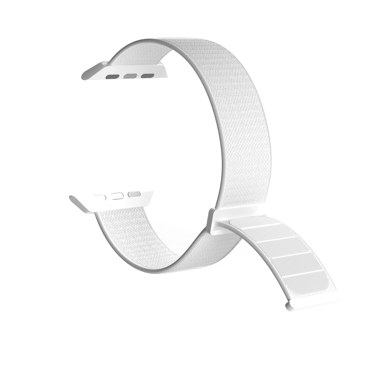 Puro Sport nailoninis dirželis Apple Watch 38 / 40 / 41 mm – baltas - Image 2