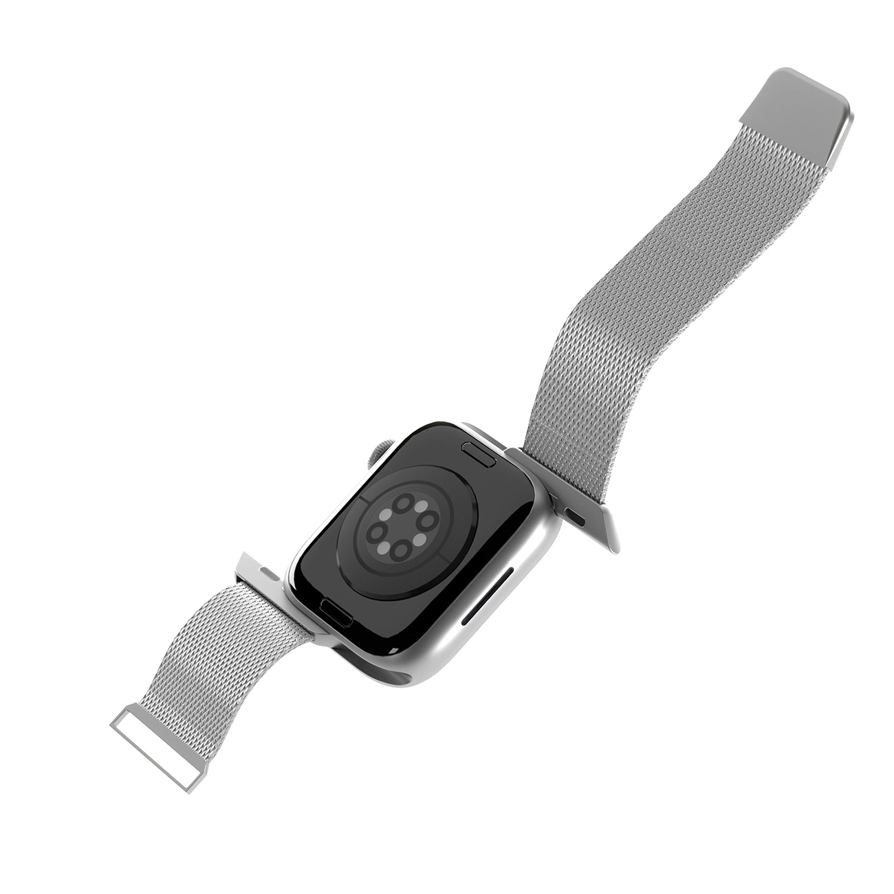 Puro Milanese nerūdijančio plieno dirželis Apple Watch 38 / 40 / 41 mm – sidabrinis - Image 5