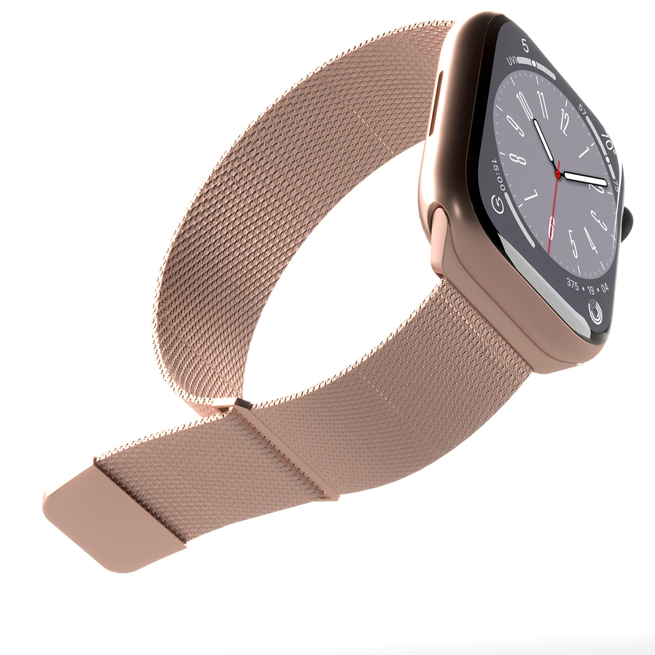 Puro Milanese nerūdijančio plieno dirželis Apple Watch 38 / 40 / 41 mm – rožinis - Image 3
