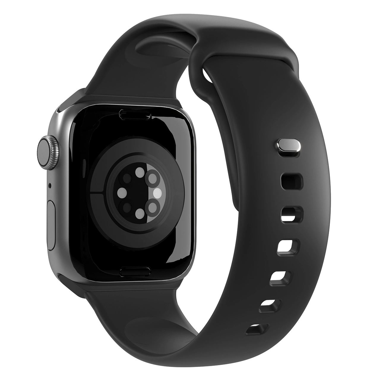 Puro Icon silikoninis dirželis Apple Watch 42 / 44 / 45 / 49 mm – juodas (2 vnt.) - Image 3