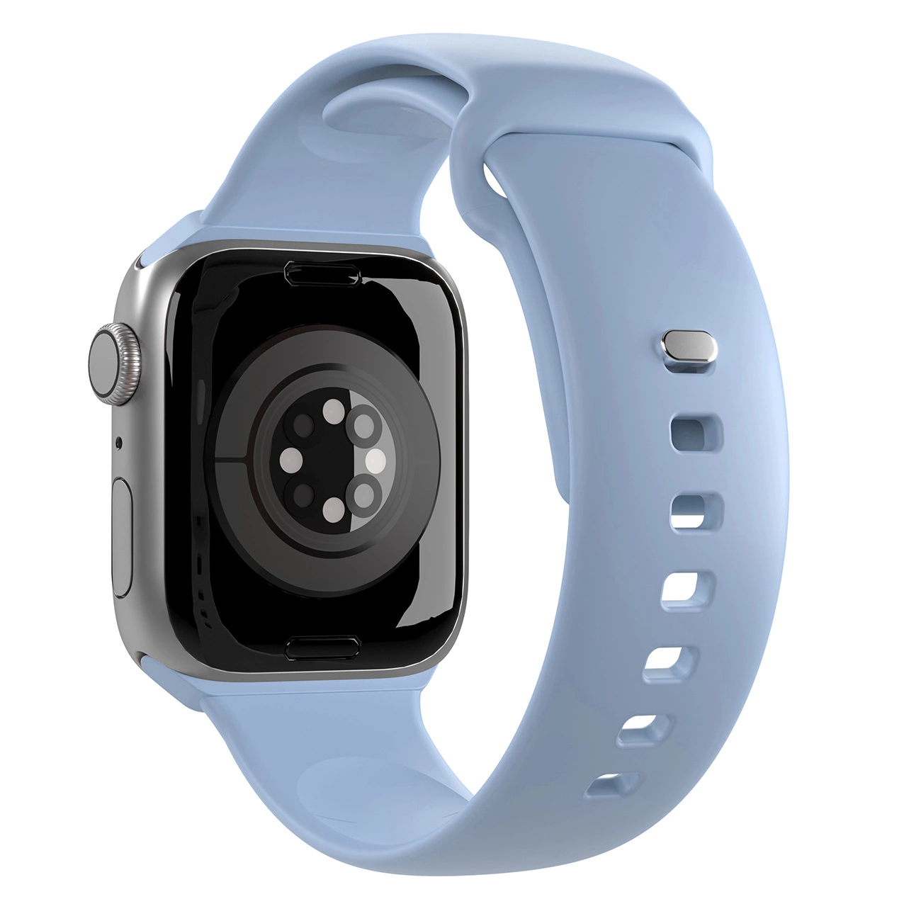 Puro Icon silikoninis dirželis Apple Watch 38 / 40 / 41 mm – šviesiai mėlynas (2 vnt.) - Image 3