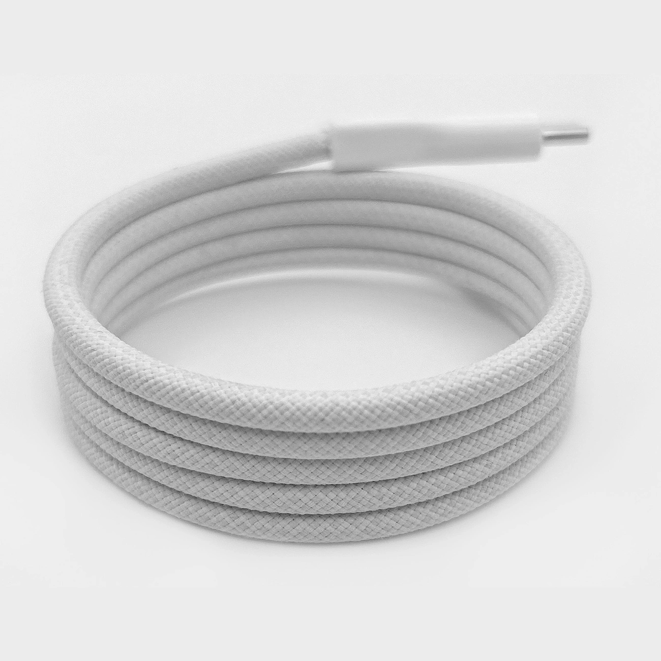 Puro Magnetic USB-C – USB-C 60W USB 3.2 (20 Gbps) 1 m magnetinis laidas – baltas - Image 6