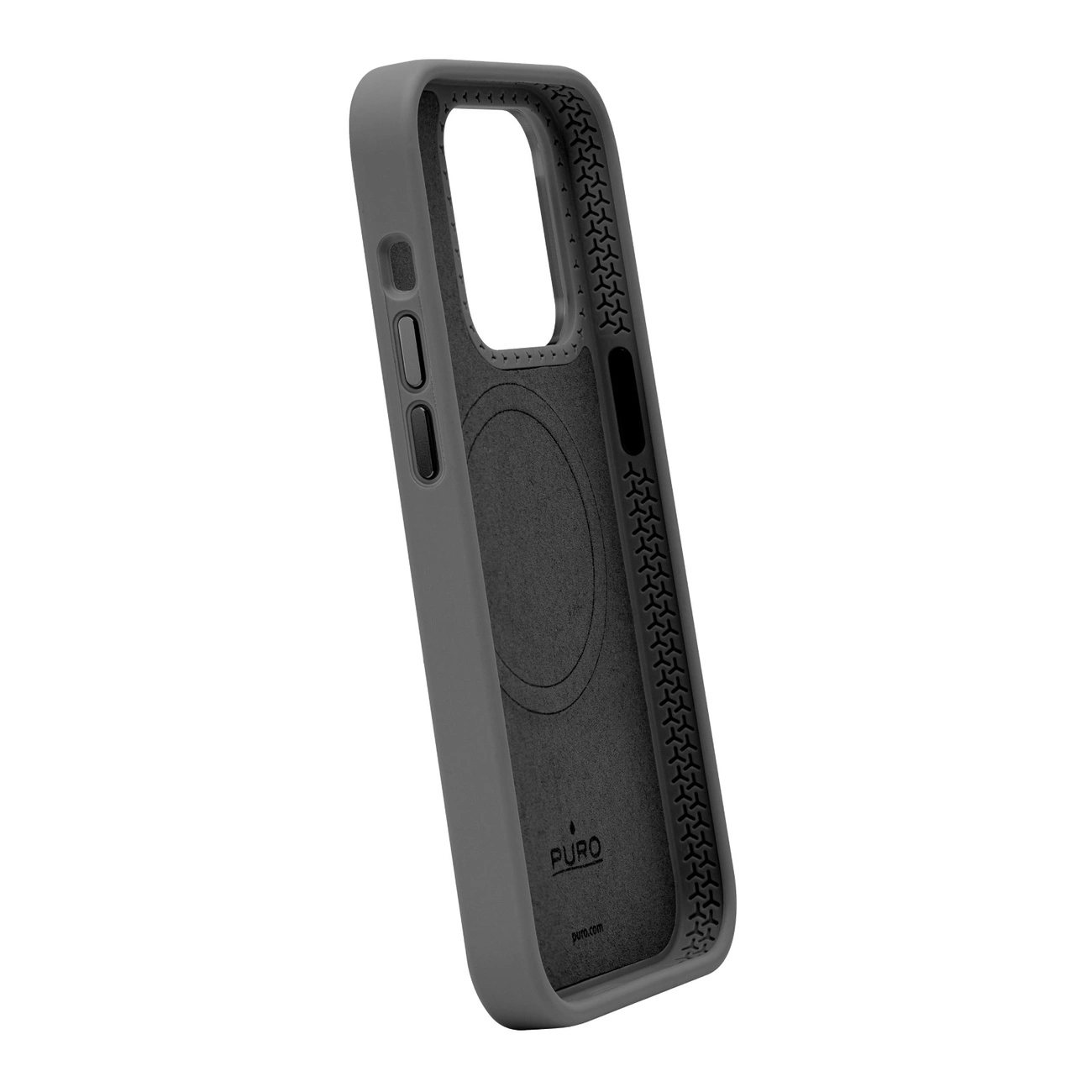 Puro Icon Mag Pro MagSafe silikoninis dėklas iPhone 15 Pro Max - juodas - Image 3