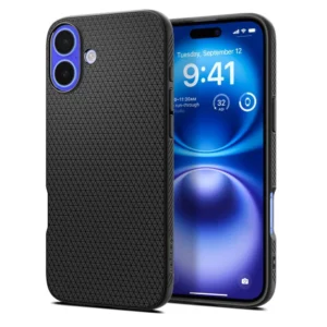 Spigen Liquid Air iPhone 16 Case - Black