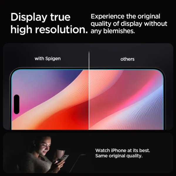 Spigen Glas.tR EZ Fit grūdintas stiklas iPhone 16 Pro - Image 11