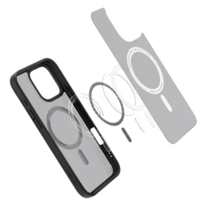Spigen Ultra Hybrid Mag Case with MagSafe for iPhone 16 Pro - Black